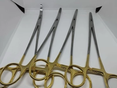 Juego de 4 pinzas para histerectomía Zeppelin Z ginecología quirúrgica obstetricia/ginecólogo Foto 1 de 3