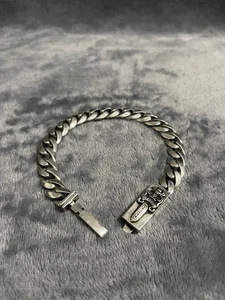 Chrome Hearts ID Cuban Link Bracelet, Sterling Silver .925 - Picture 1 of 6