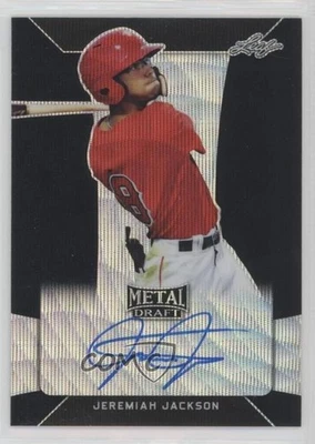 2018 Leaf Metal Draft Black Wave /7 Jeremiah Jackson #BA-JJ1 Auto - Image 1 of 2