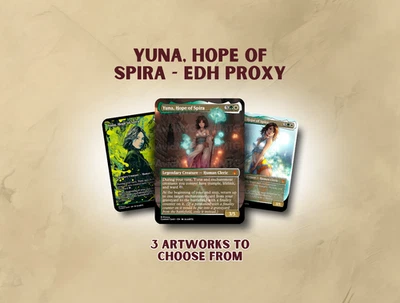 Yuna, Hope of Spira - Custom Magic: The Gathering Card - Image 1 of 4