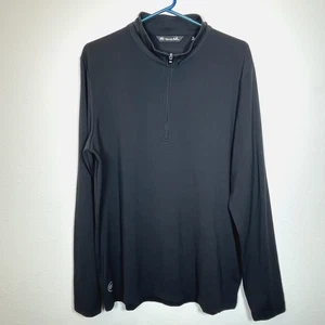 Travis Mathew Havasu Übergangsjacke Herren schwarz Pullover 1/4 Zip Gr. Medium - Bild 1 von 8