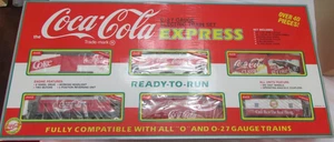 K-LINE 0-27 GAUGE COCA-COLA ELECTRIC EXPRESS TRAIN SET EXCELLENT CONDITION - Picture 1 of 3