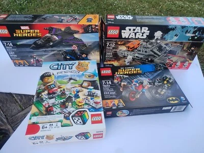 Lego 75152 Star Wars y 76047+76053 Superhéroes y Alarma de Ciudad 3865 Juegos LOTE Foto 1 de 4
