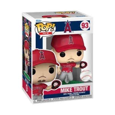 MIKE TROUT Funko POP! MLB: Los Angeles Angels Vinyl Figure #93 - Image 1 of 3