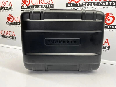 BMW F650 GS DAKAR 00-07 genuine right vario pannier black 77418559934B + lock - Image 1 of 4