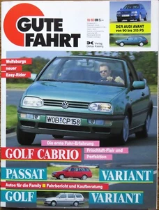 Gute Fahrt 10/93 Alu-Audi, Golf Cabrio + Passat - Alle Versionen, Audi Avant RS2 - Bild 1 von 1