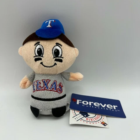 Forever Collectibles TEXAS RANGERS Mini MLB Plush Baseball Player NWT 5" Cover