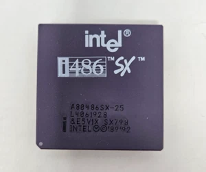 Intel i486 SX Microprocessor - Picture 1 of 2