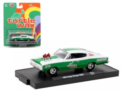 DODGE Charger HEMI - Turtle Wax - 1966 - green / white - M2 1:64 - Bild 1 von 4