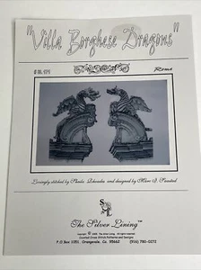 Silver Lining Villa Borghese Dragons Cross Stitch Pattern - Picture 1 of 4