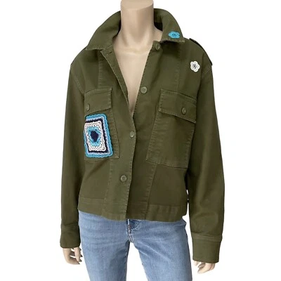 Rails Jacket Women Large Green Long Sleeve Button Down Chore Barn NWOT $258 - Image 1 of 4