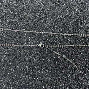Ultra Fine 1.5mm Pure Titanium O Link Chain Necklace Women Adjustable 19.68" - Picture 1 of 5