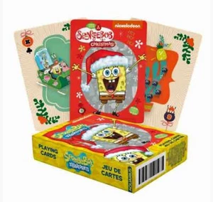 NICKELODEON BOB ESPONJA PANTALONES CUADRADOS - NAVIDAD Tarjetas de juego con licencia Acuario - Imagen 1 de 4