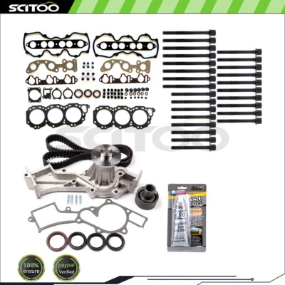 Juego de juntas de culata de 3,3 L para Nissan Xterra 00-03 Kit de pernos de correa de distribución Bomba de agua Foto 1 de 4