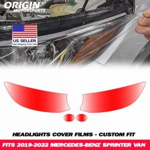 PreCut Headlights Clear Covers Bra Film Kit PPF Fits 2019-2022 SPRINTER VAN - Foto 1 di 5