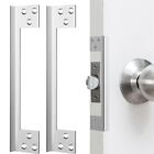 2 Pcs Door Latch Guard Plate Outswing Angle Latch Protector Door Latch2943