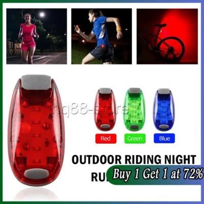 LED Safety Light Night Clip On Waterproof Flashing Running Cycling Bike Pet A+++ - Image 1 of 4