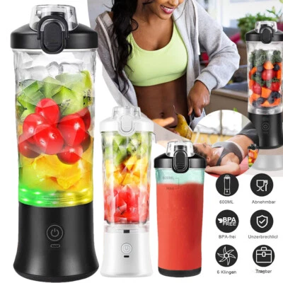 Smoothie Maker Entsafter Mühle Elektrischer Mixer Shakes Mixer Mini Standmixer - Bild 1 von 4