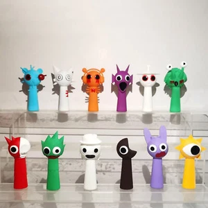12PCS Sprunki Rhythm Box Game Action Toy Game Action Figures Anime Figure Set - Picture 1 of 15