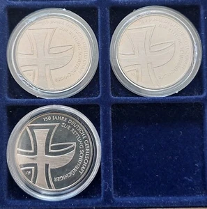 3x 10 Euro DRITTLETZTE Gedenkmünze 150 Jahre Rettung Schiffbrüchiger 2015 - J - Bild 1 von 6