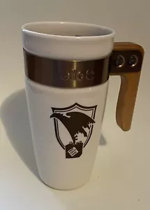16oz Ello Tumbler Coffee Mug W/Ceramic Copper Wooden Handle With 1919 UPS Logo - Picture 1 of 4