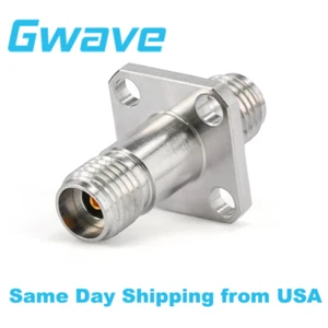2.92mm Female to 2.92mm Female Adapter with 4 Hole Flange, DC - 40GHz - Picture 1 of 4