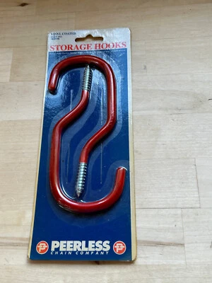 Peerless Storage Hooks - Vinyl Coated - Red - Image 1 of 4