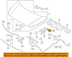 FORD OEM 10-23 C-Max Hood Hood Components-Hinge Bolt W711806S442 - Picture 1 of 2