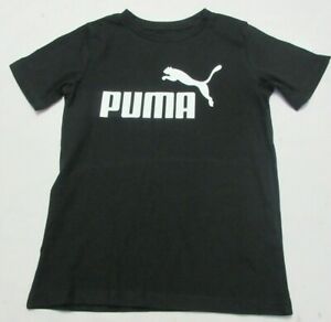 Puma Black Youth Boy T-Shirt Size S
