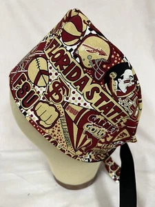 Men/Women Surgical Scrub Cap Lined Florida  100% Cotton - Picture 1 of 3