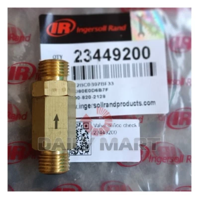 New In Box INGERSOLL RAND 23449200 Check Valve for Air Compressor - Image 1 of 3
