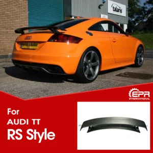 Full FRP RS Style Rear Spoiler Wing For Audi 07-12 TT MK2 (Type 8J) Car Racing - Foto 1 di 6