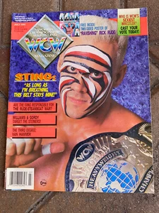 WCW Wrestling Magazin Juli 1992 STING COVER + Ravishing Rick Rude POSTER + - Bild 1 von 23
