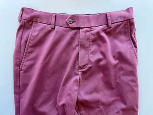 Charles Tyrwhitt Ultimative Herren Chino Weinrot Rot Slim Fit W30 / L30 - Bild 1 von 4