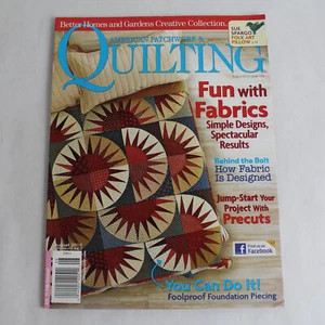 Better Homes & Gardens American Patchwork & Quilting Aug 2010 - Good Condition - Picture 1 of 4
