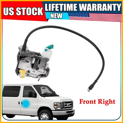 Front Right Passenger Door Latch Assembly For Ford E150-E350 Econoline Van 96-19 Foto 1 de 4