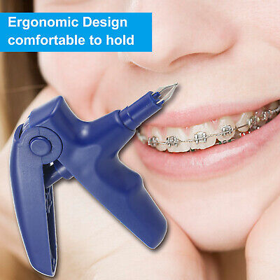 Dental Orthodontic Ligature Dispenser Gun For Elastic Tie Bands Instrument Blue • 7.02£
