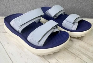 Sandalias Vionic Renewal Ajustables Recuperación Slide Para Mujer Talla 9 Azul Confort Arco - Imagen 1 de 10
