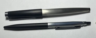 Lamy Kugelschreiber/ Füller Set - Edelstahl (Silber) - IBM - Guter Zustand, 80er - Bild 1 von 4