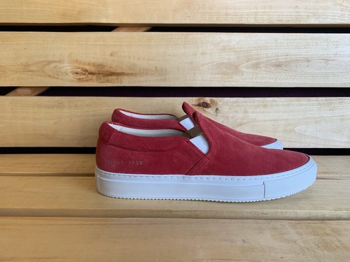 Common Projects Scarpe Sneakers Rosso Uomo Made in Italy Tg. 40 US 7 UK 6