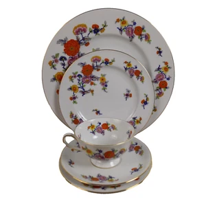 Franconia Krautheim Canton 5 piece Place Setting Plates Cup & Saucer Germany - Picture 1 of 5