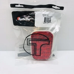 TRUCK-LITE® 4550-3 RED RECTANGULAR SIGNAL STOP/TURN/TAIL LIGTH 24 DIODE LED-12V - Picture 1 of 7
