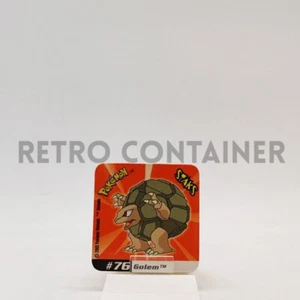 NINTENDO POKEMON STAKS PANINI 2002 Card Magnet Series 1 - # 76 Golem - Picture 1 of 1