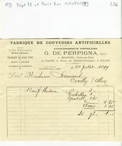 Dépt 78 & Paris I er - Mantes - Fabrique de Couveuses Artificielles - 20/07/1899 - Picture 1 of 1