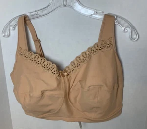 DELIMIRA Bra Women's Plus Size Full Coverage Bra Wire Free Non-padded 40G NWT - Picture 1 of 7