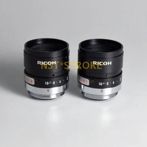 Industrial Fixed Focus Lens RICOH FL-HC1214-2M 12mm 1：1.4 1 Pc. Used - Picture 1 of 4