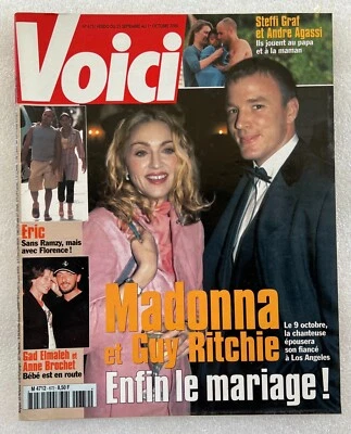 MADONNA ITALIAN MAGAZINE VOICI 2000 - Image 1 of 2