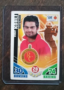 INDIEN IPL TOPPS 2011 CRICKET ATTAX KARTE VIRAT KOHLI BATSMAN BASE CARD - Bild 1 von 4