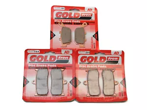 Brake Pads Front & Rear For Triumph Daytona 675 Black Monoblock 2009-2012 - Picture 1 of 3