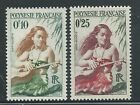 French Polynesia Scott # 182-183 MLH Singles from 1958 Set